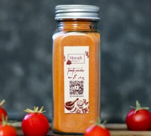 qr code on spice jar