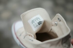shoe qr code label